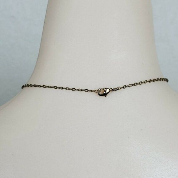 Elise M Crystal Geode Druzy White Pendant Necklace‎ - Picture 3 of 12